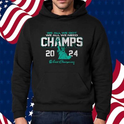 NEW YORK BASKETBALL 2024 CHAMPS T-SHIRT