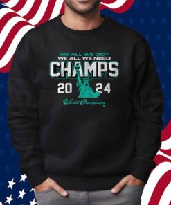 NEW YORK BASKETBALL 2024 CHAMPS T-SHIRT