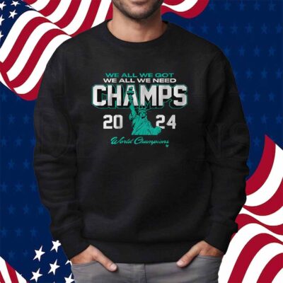 NEW YORK BASKETBALL 2024 CHAMPS T-SHIRT