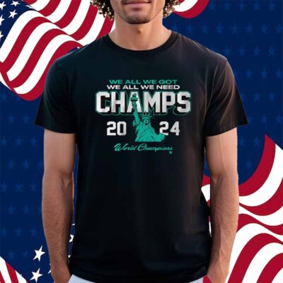 NEW YORK BASKETBALL 2024 CHAMPS T-SHIRT