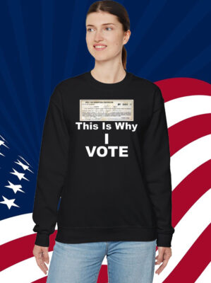 Poll Tax Exemption Certificate This Is Why I Vote Shirt