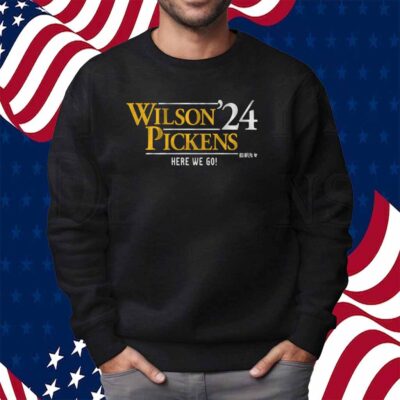 RUSSELL WILSON & GEORGE PICKENS WILSON-PICKENS '24 T-SHIRT