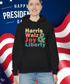 Retro 2024 Harris Walz Joy Liberty Shirt