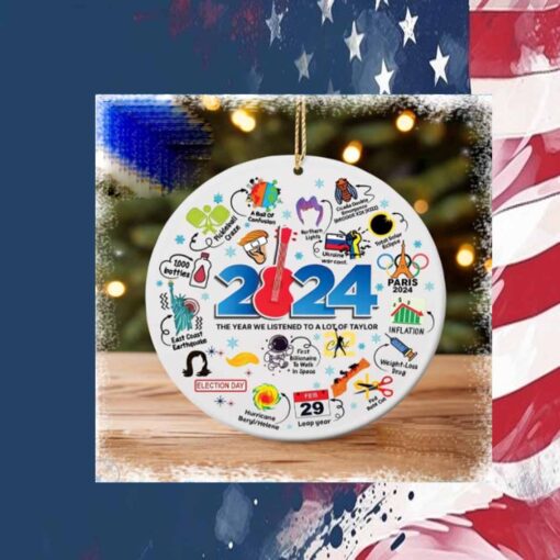 2024 Year In Review Ornament