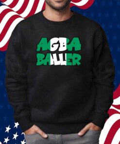 Agba Baller Wearing Agba Baller T-Shirt