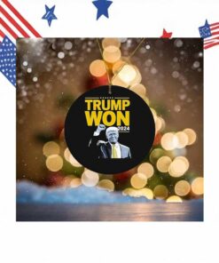 Congratulations Trump President Trump Won 2024 Ornament