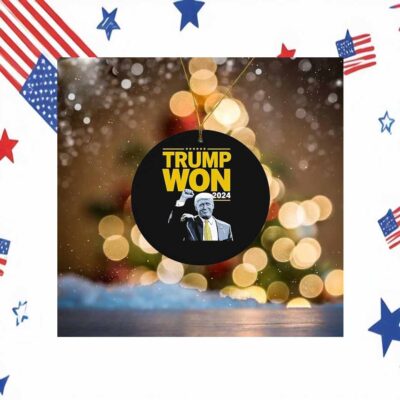 Congratulations Trump President Trump Won 2024 Ornament