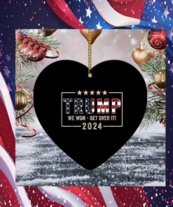 Congratulations Trump We Won Get Over It 2024 Ornament