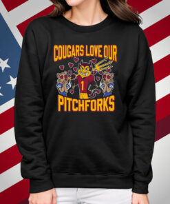 Cougars Love Our Pitchforks Shirt