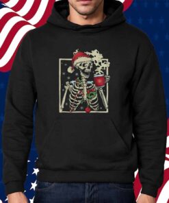 Dead Inside Skeleton Christmas T-Shirt
