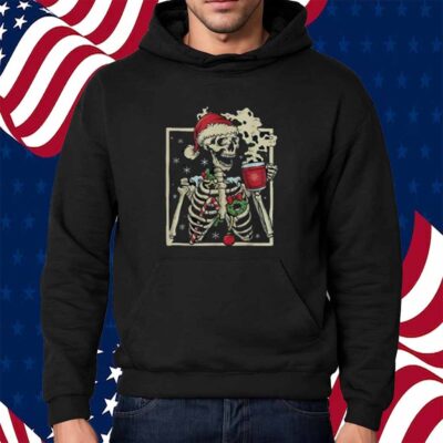 Dead Inside Skeleton Christmas T-Shirt
