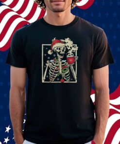 Dead Inside Skeleton Christmas T-Shirt