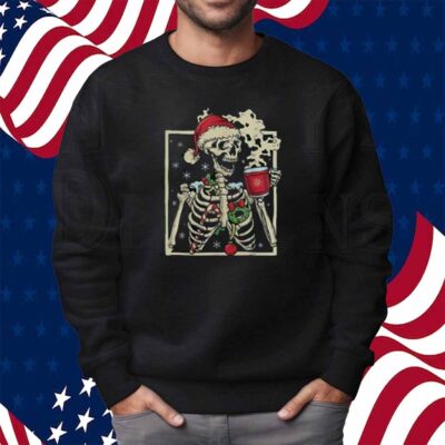 Dead Inside Skeleton Christmas T-Shirt