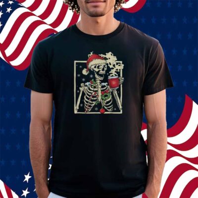 Dead Inside Skeleton Christmas T-Shirt