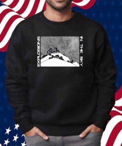 Explosions In The Sky End Navy Crewneck Shirt
