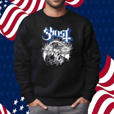Ghost Nikola Tesla Papa Emeritus T-Shirt