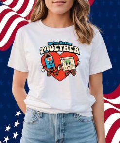 Harebrained We're Better Together Rc & Pizza Shirt