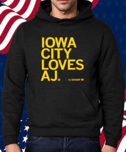 IOWA CITY LOVES AJ T-SHIRT