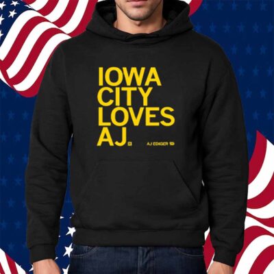 IOWA CITY LOVES AJ T-SHIRT