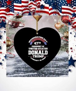 Inauguration Day 47th President Of United States Donald Trump January 20 2025 Ornament