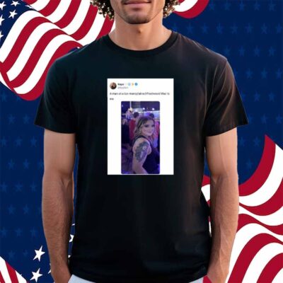 Kaya Wearing Kaya A Man At A Bar Mansplained Fleetwood Mac To Me Shirt