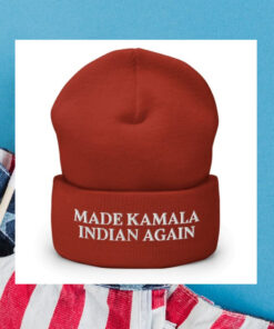 MADE KAMALA INDIAN AGAIN BEANIE