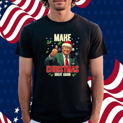 Make Christmas Great Again Santa Funny Trump 2024 Shirt