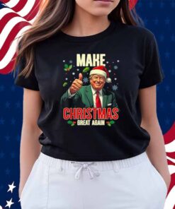 Make Christmas Great Again Santa Funny Trump 2024 Shirt