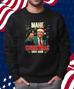 Make Christmas Great Again Santa Funny Trump 2024 Shirt