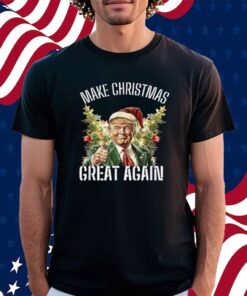 Make Christmas Great Again Santa Funny Trump Xmas Shirt