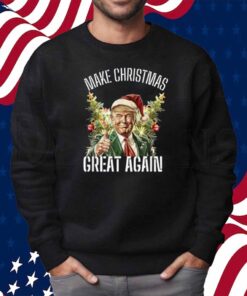 Make Christmas Great Again Santa Funny Trump Xmas Shirt