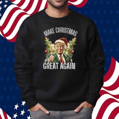 Make Christmas Great Again Santa Funny Trump Xmas Shirt