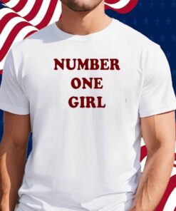 Rosé Wearing Number One Girl Shirt