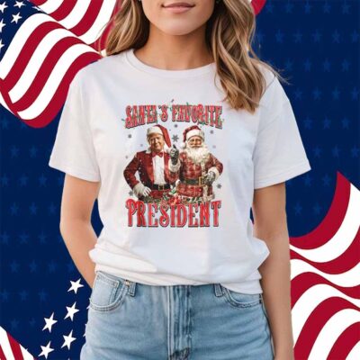 Santa's Favorite President Trump 2024 T-Shirt