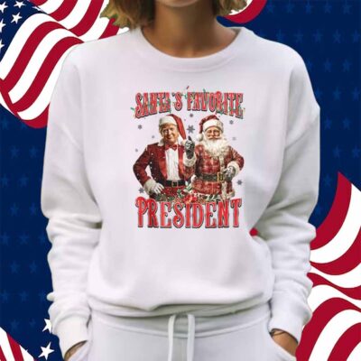 Santa's Favorite President Trump 2024 T-Shirt