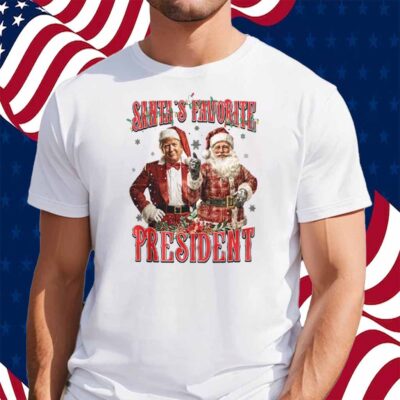 Santa's Favorite President Trump 2024 T-Shirt