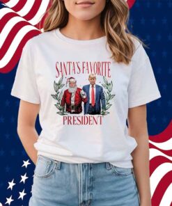 Santa's Favorite President Trump T-Shirt