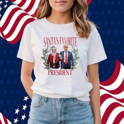 Santa's Favorite President Trump T-Shirt