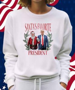 Santa's Favorite President Trump T-Shirt