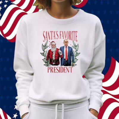Santa's Favorite President Trump T-Shirt