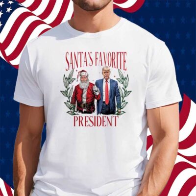 Santa's Favorite President Trump T-Shirt