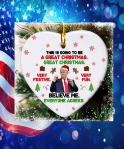 This Is Going To Be A Great Christmas Donald Trump Ornament