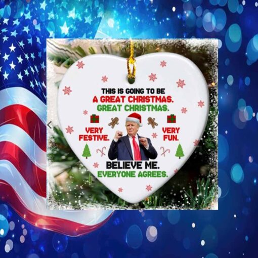 This Is Going To Be A Great Christmas Donald Trump Ornament