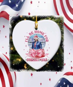 Trump I’ll Be Home For Ornament