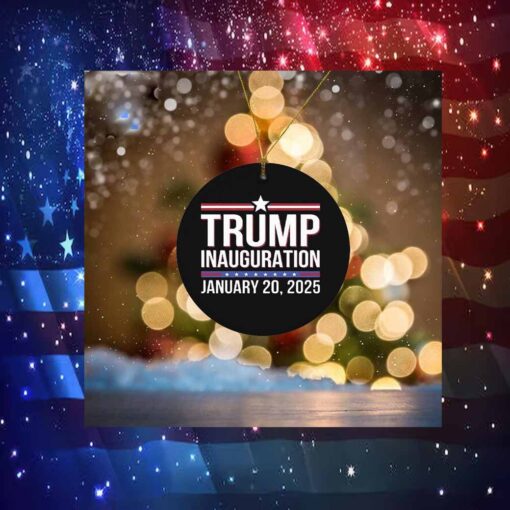 Trump Inauguration January 20 2025 Ornament