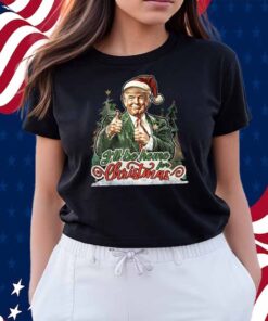Trump President 24' I Will be Home for Christmas T-Shirt