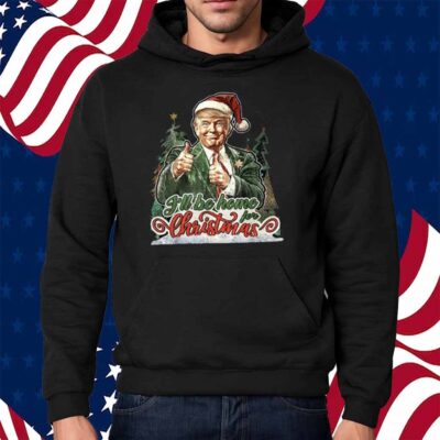 Trump President 24' I Will be Home for Christmas T-Shirt