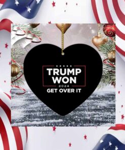 Trump Won 2024 Get Over It Ornament