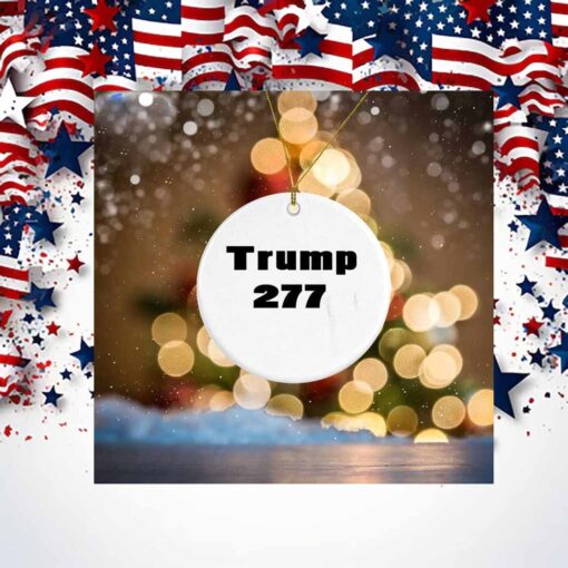 Trump Won 277 President Ornament