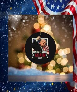 Trump Won Again 2024 Ornament